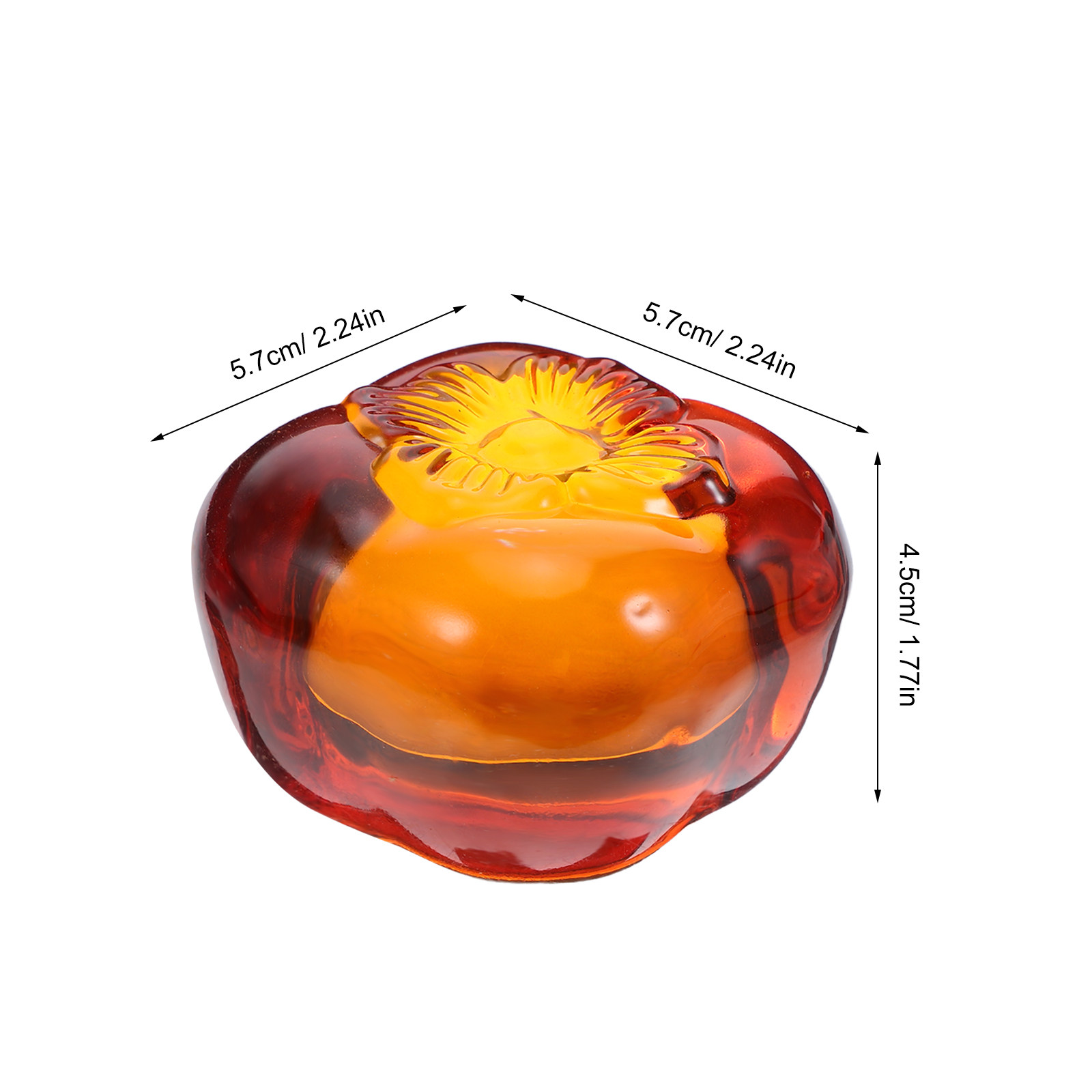 Heavy Crystal Persimmon Paperw - Paper Weight Crystal 리뷰 및 가격