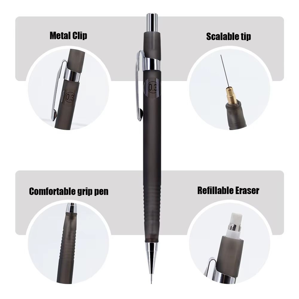 Durable 0.3/0.5/0.7/0.9mm Mech - Mechanical Pencil 0.3 리뷰 및 가격