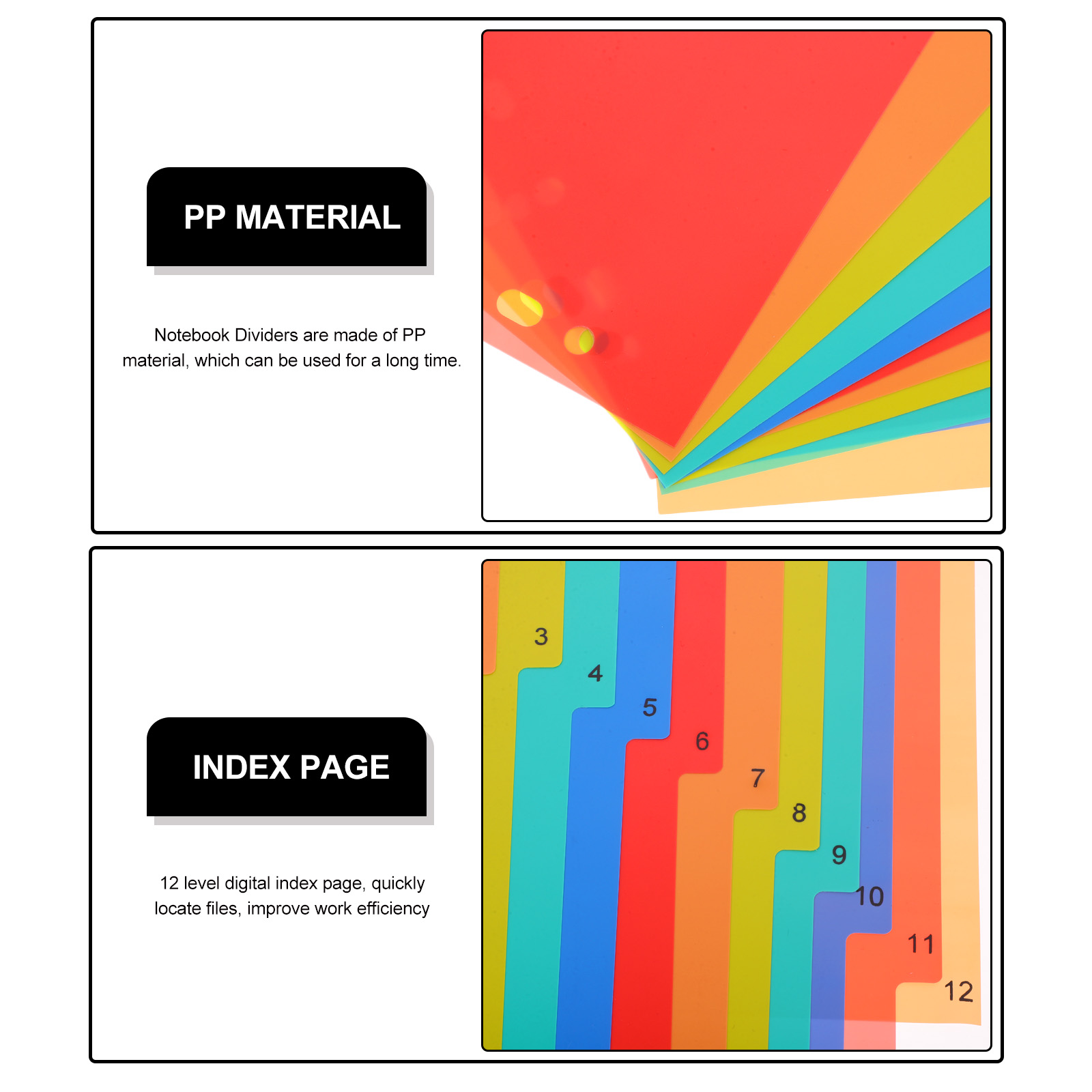 A4 Separated Loose Leaf Page D - Tab Divider A4 리뷰 및 가격