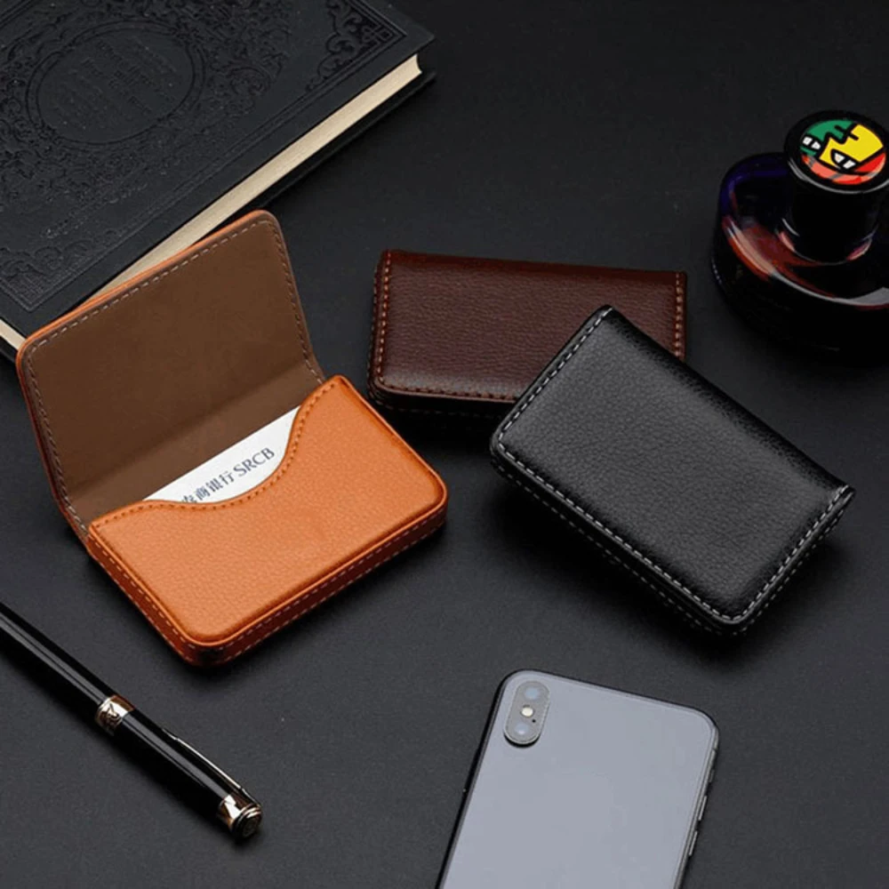 Sized Stitched PU Leather Cred - Index Card Holder 리뷰 및 가격