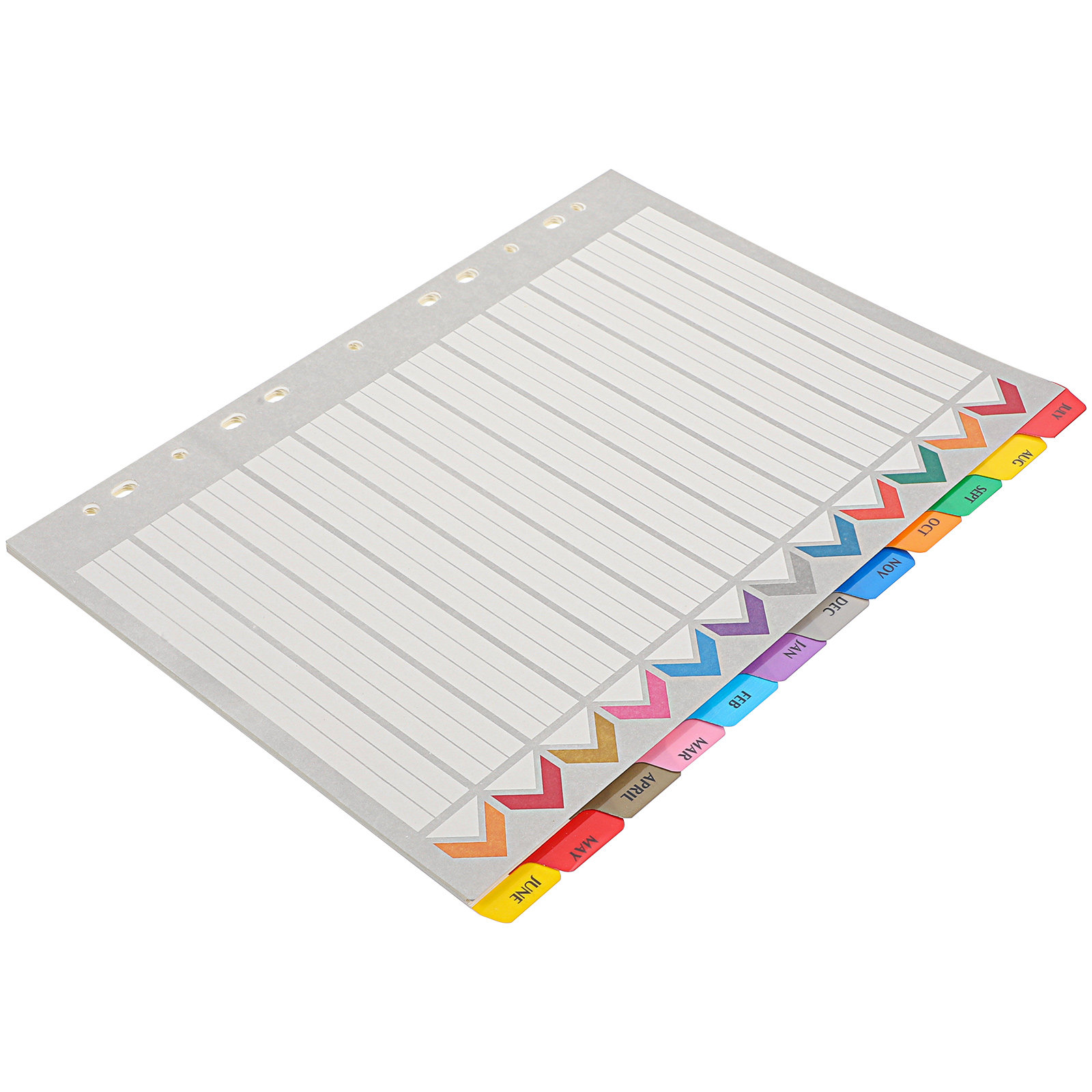12 Sheets A4 Binder Dividers w - Tab Divider A4 리뷰 및 가격