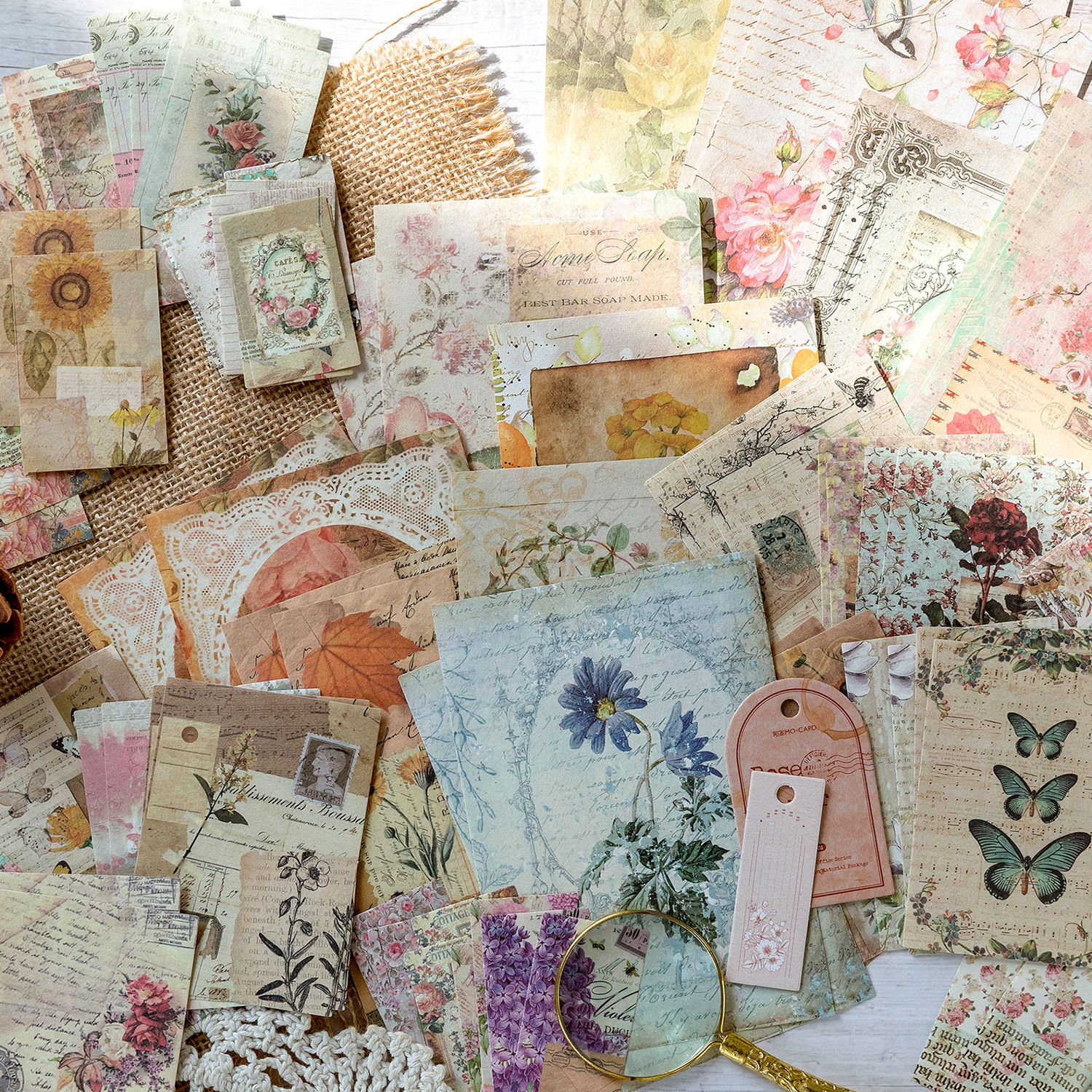 100pcs/pack Decor Scrapbook Vi - Ink Blotter Paper 리뷰 및 가격