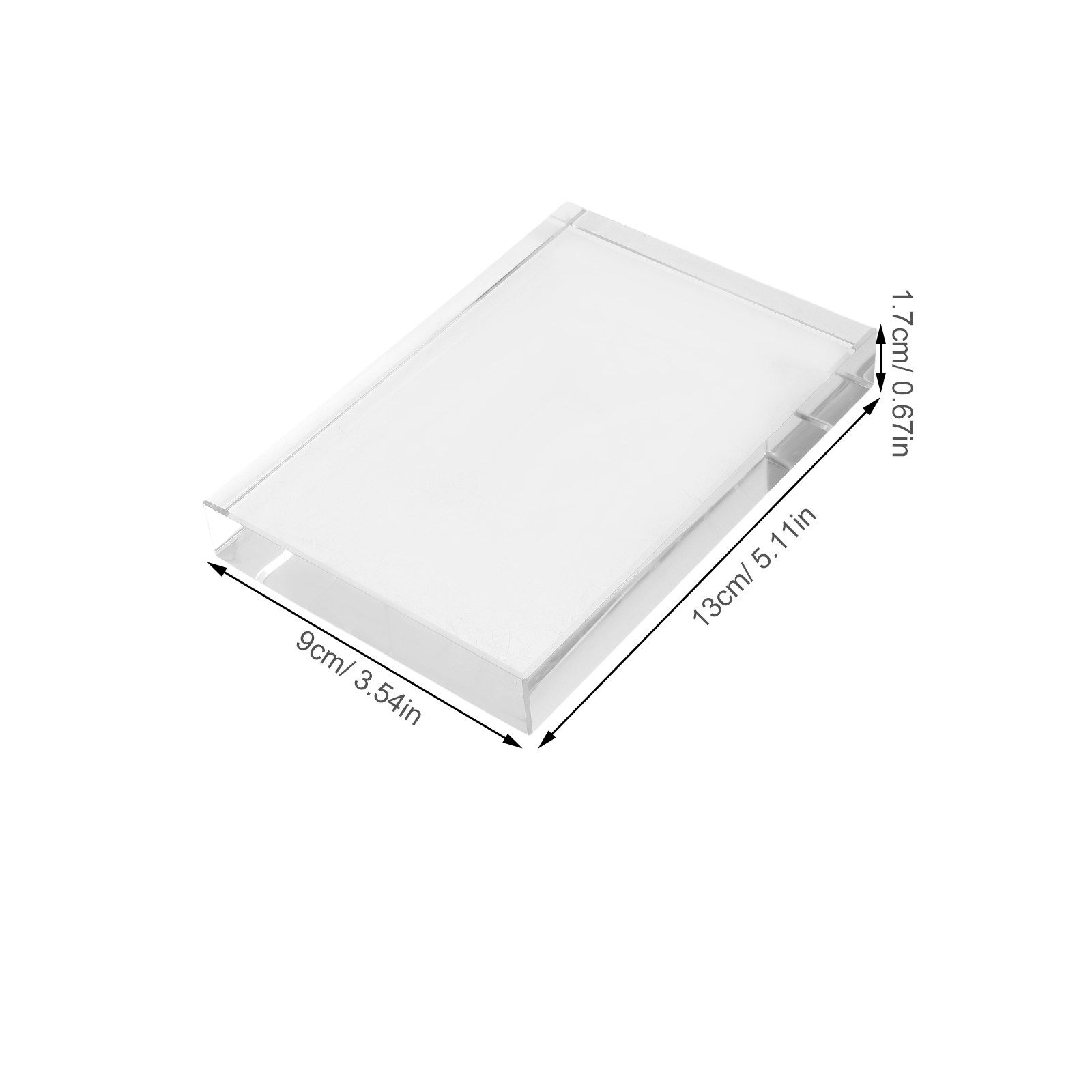 Crystal Clear Glass Square Pap - Paper Weight Crystal 리뷰 및 가격