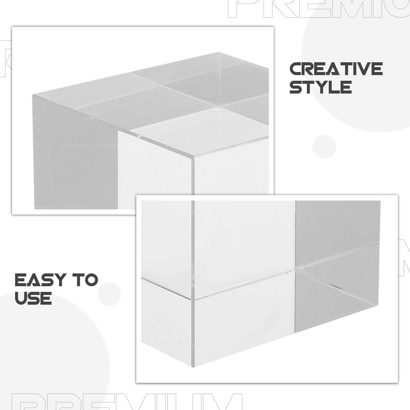 Clear Square Crystal Paperweig - Book Weight Glass 리뷰 및 가격