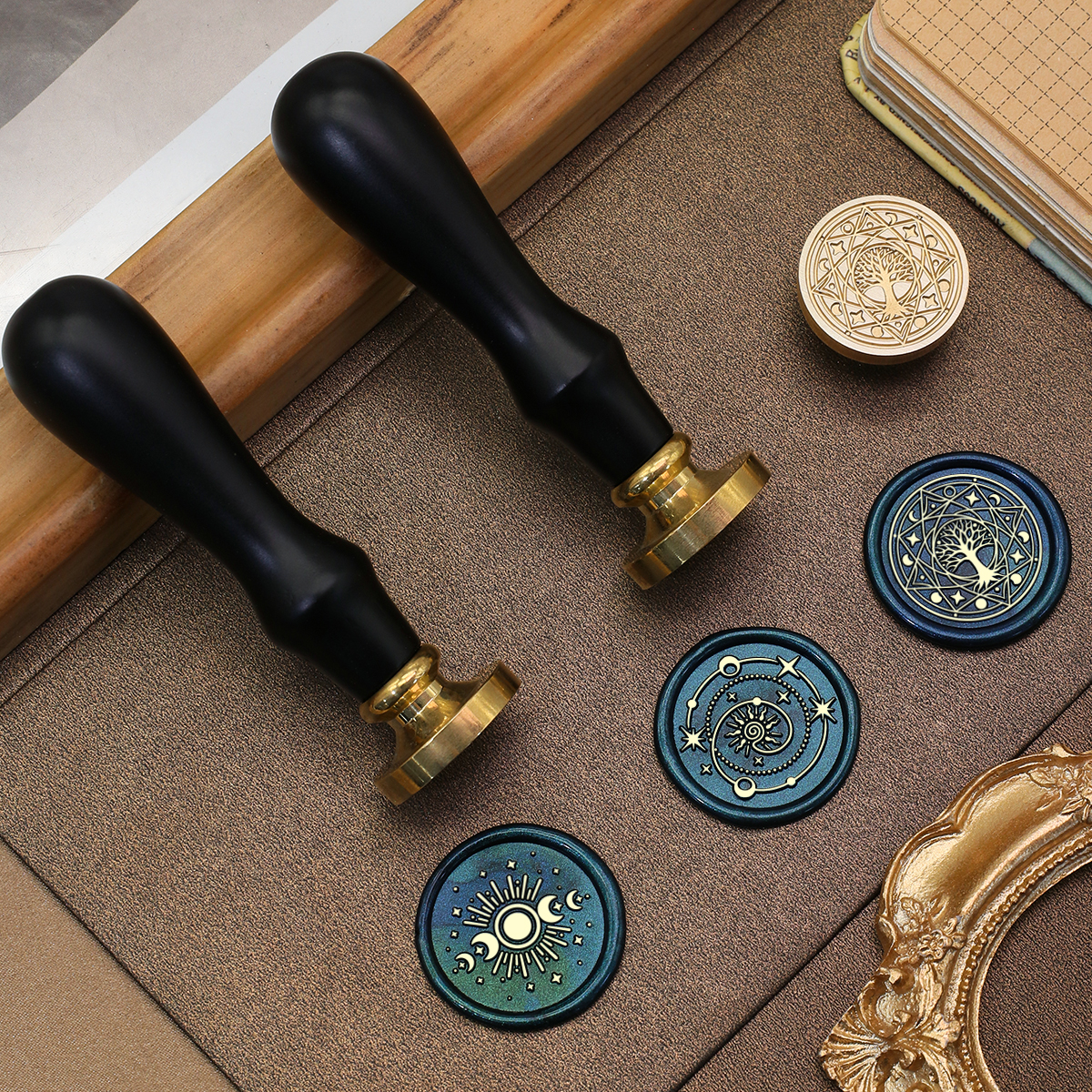 Starry Sky Trees Series Wax Se - Wax Seal Stamp Set 리뷰 및 가격