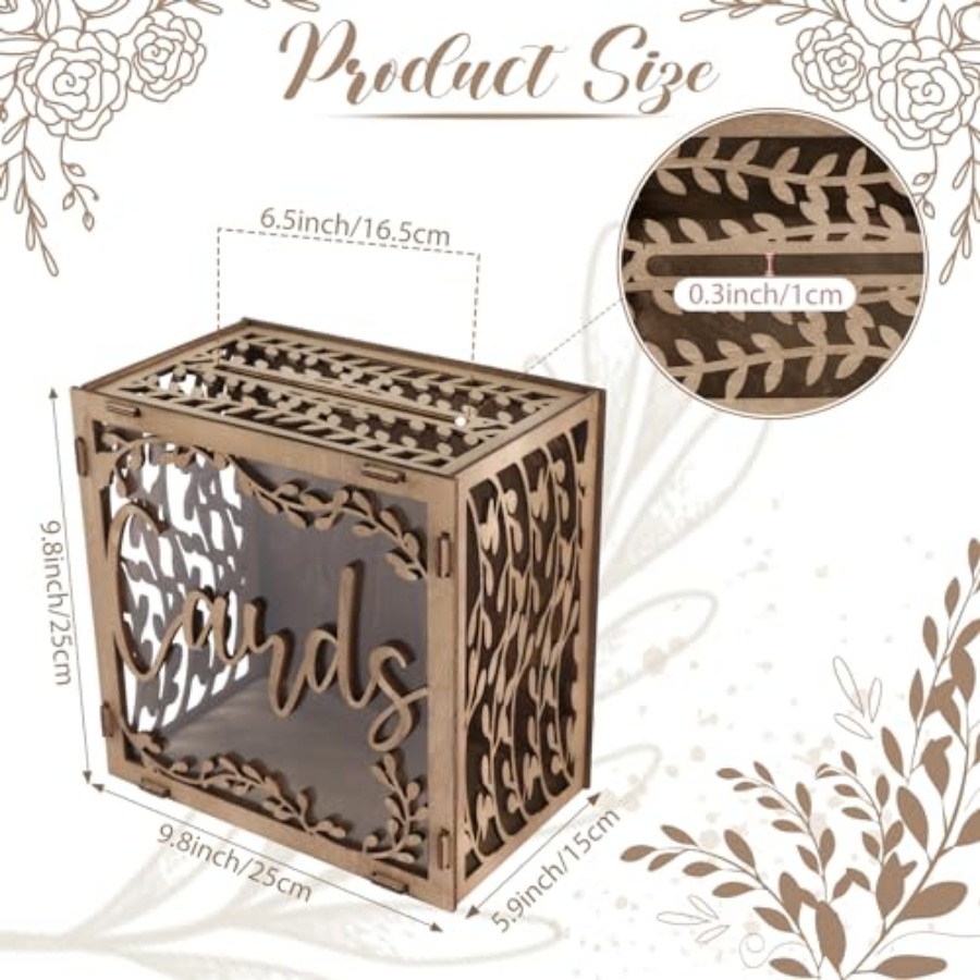Wedding Card Box wit ow, wn Wo - Card Index Box 리뷰 및 가격
