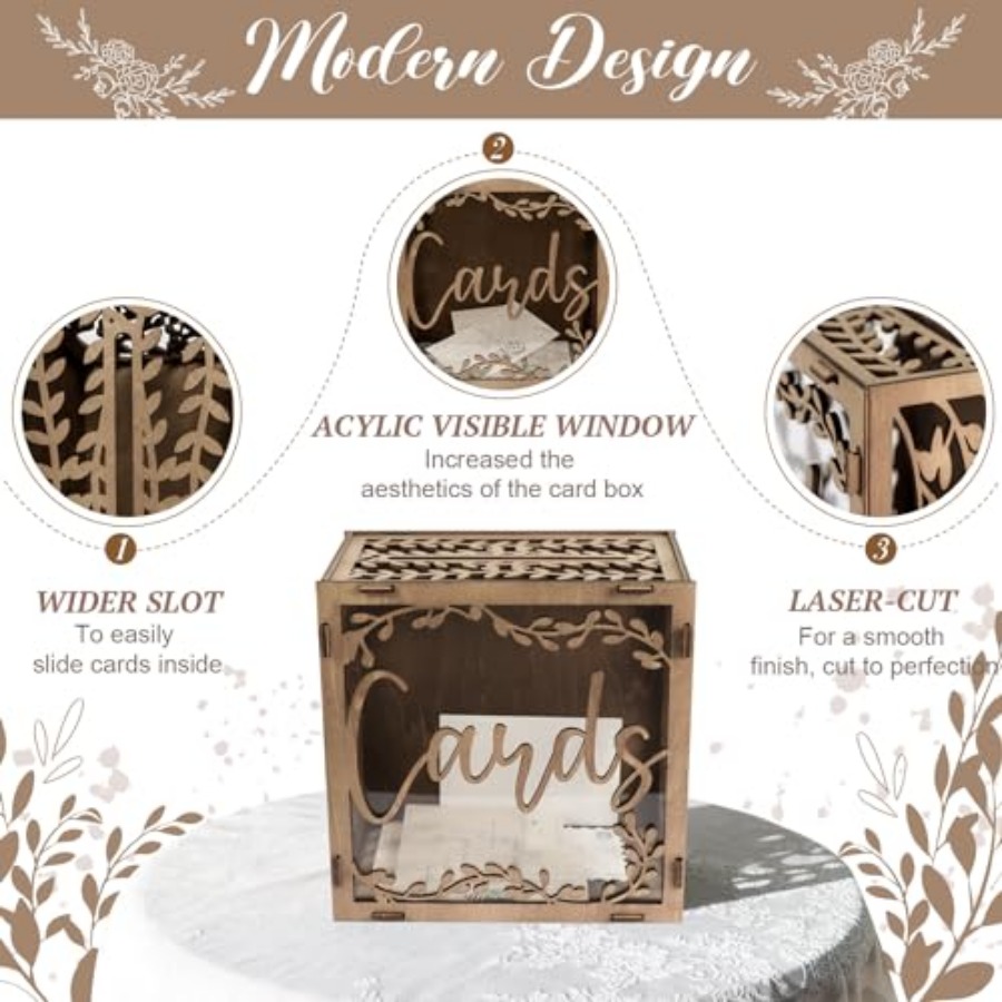 Wedding Card Box wit ow, wn Wo - Card Index Box 리뷰 및 가격