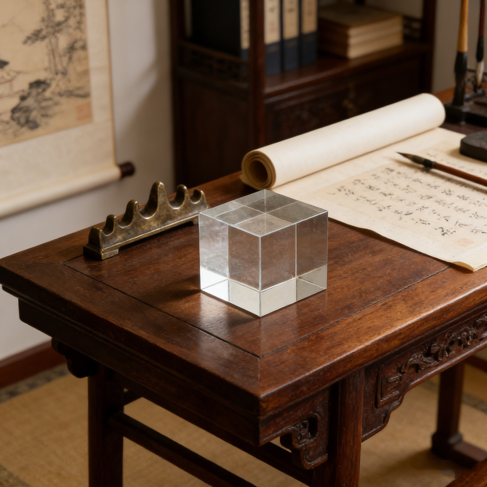 Square Crystal Paperweight Cle - Book Weight Glass 리뷰 및 가격