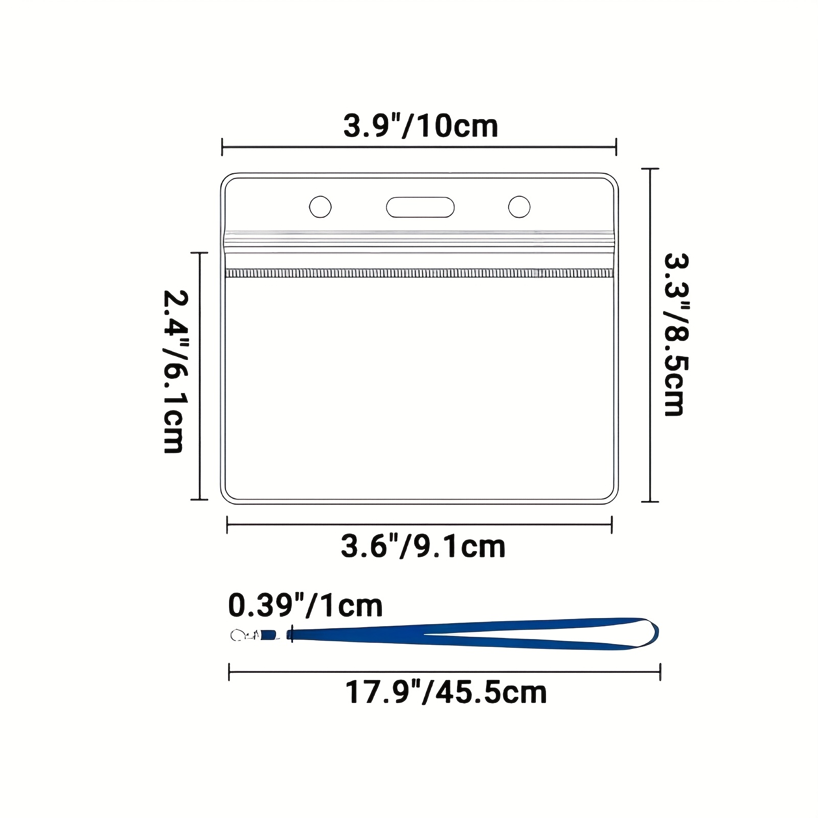 10 sets Transparent PVC ID Car - Index Card Holder 리뷰 및 가격