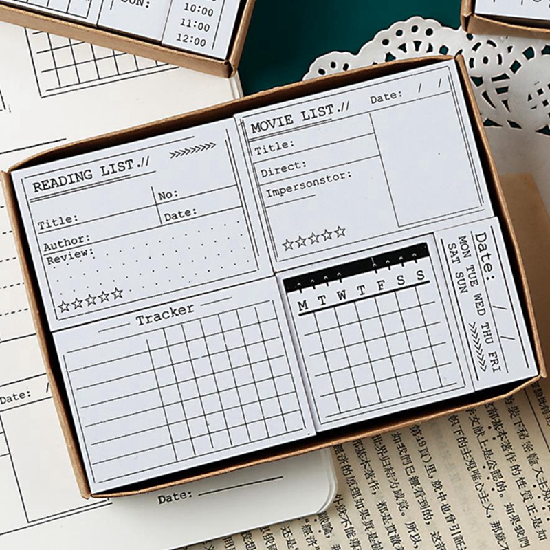 Daily Time Mark Calendar Agend - Rubber Date Stamp 리뷰 및 가격
