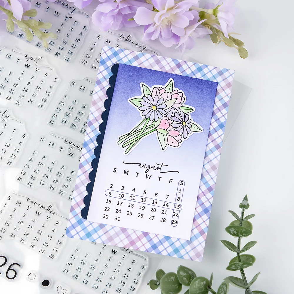 Calendar Date 2026 Clear Stamp - Rubber Date Stamp 리뷰 및 가격