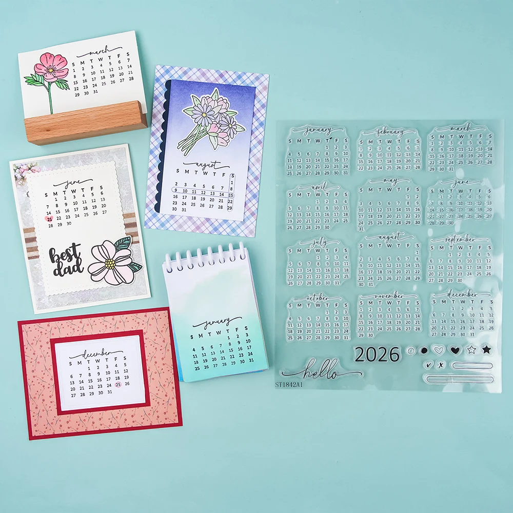 Calendar Date 2026 Clear Stamp - Rubber Date Stamp 리뷰 및 가격