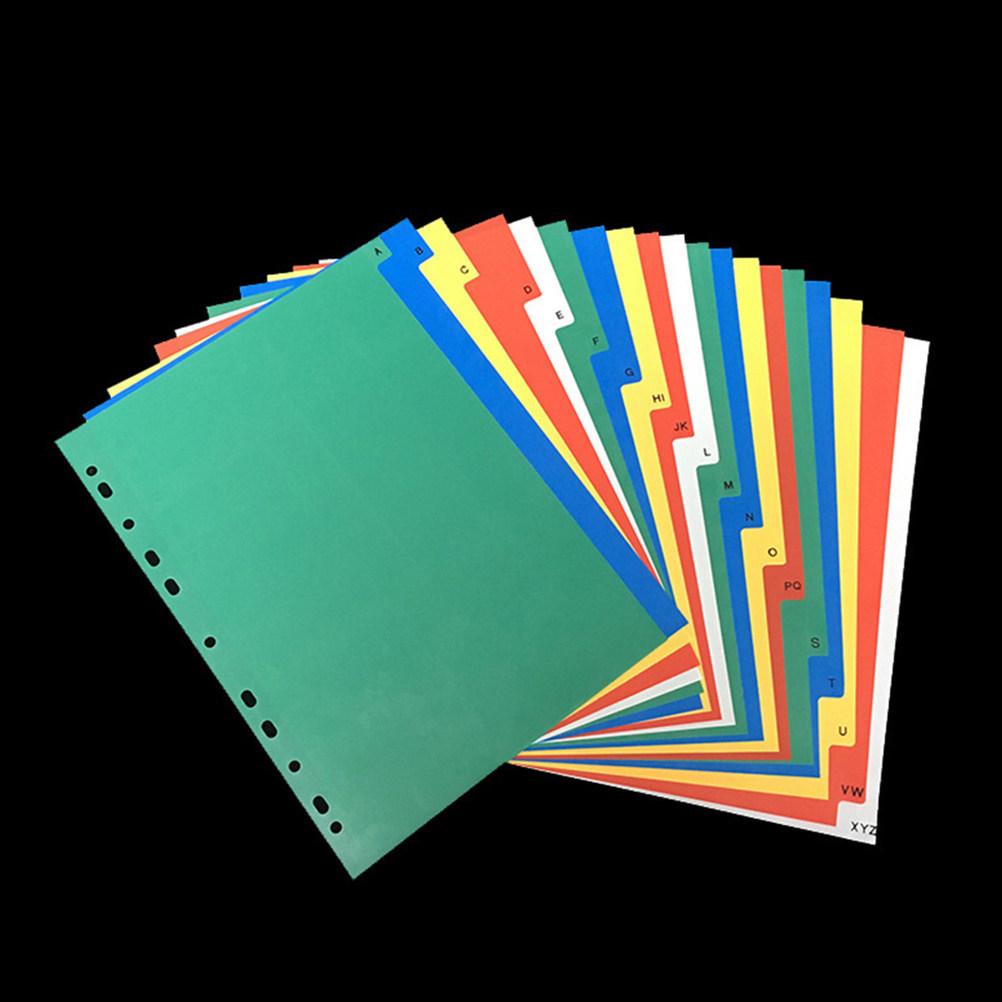 40Pcs A4 Multi-Color Classifie - Tab Divider A4 리뷰 및 가격