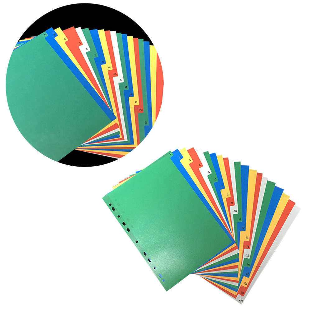 40Pcs A4 Multi-Color Classifie - Tab Divider A4 리뷰 및 가격