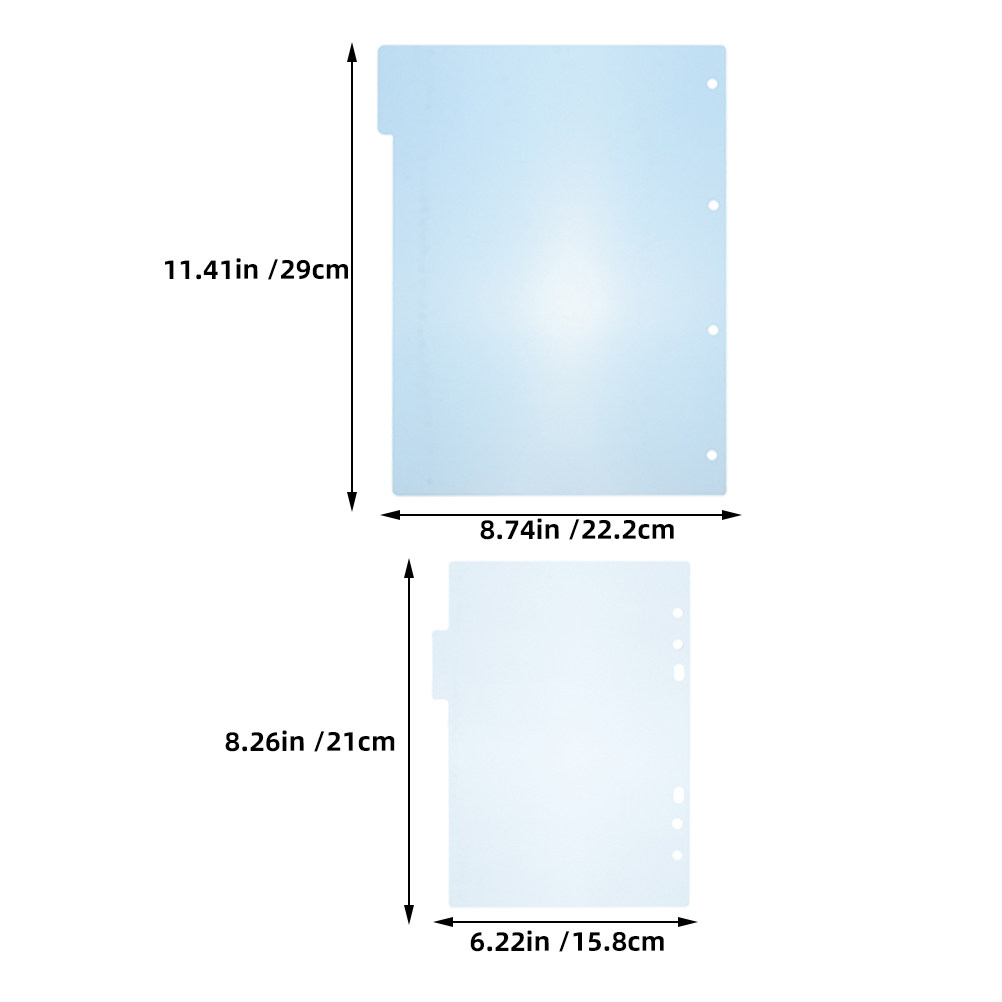 1Set Binder Dividers Plastic P - Tab Divider A4 리뷰 및 가격