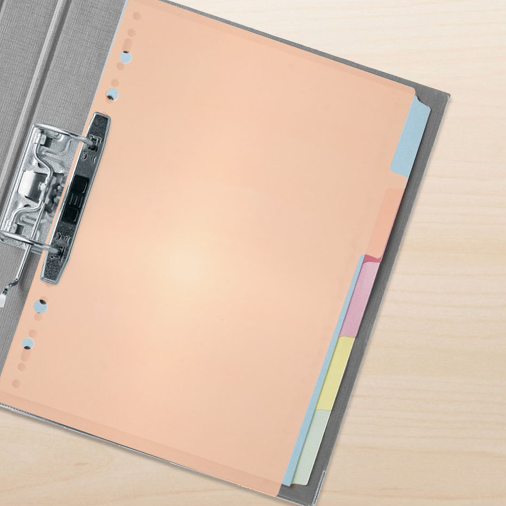 1Set Binder Dividers Plastic P - Tab Divider A4 리뷰 및 가격