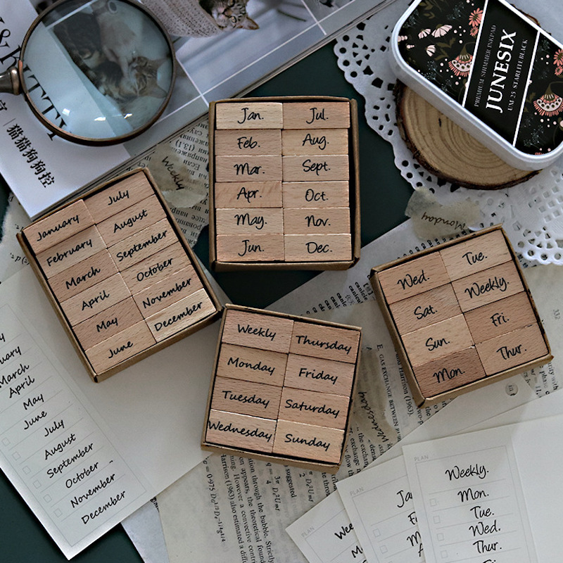 Arabic Numbers Day Month Calen - Rubber Date Stamp 리뷰 및 가격