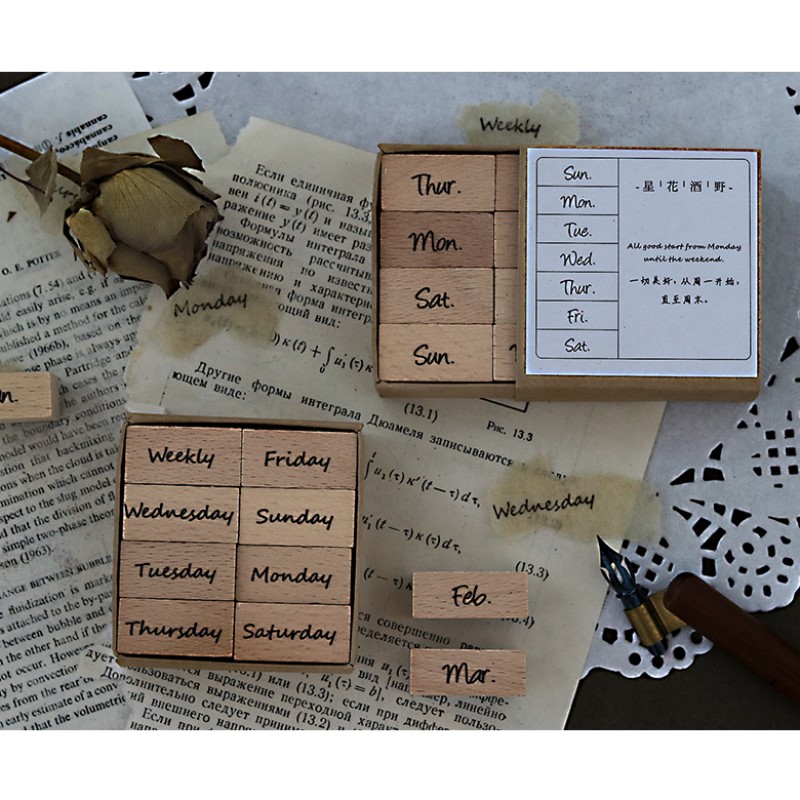 Arabic Numbers Day Month Calen - Rubber Date Stamp 리뷰 및 가격